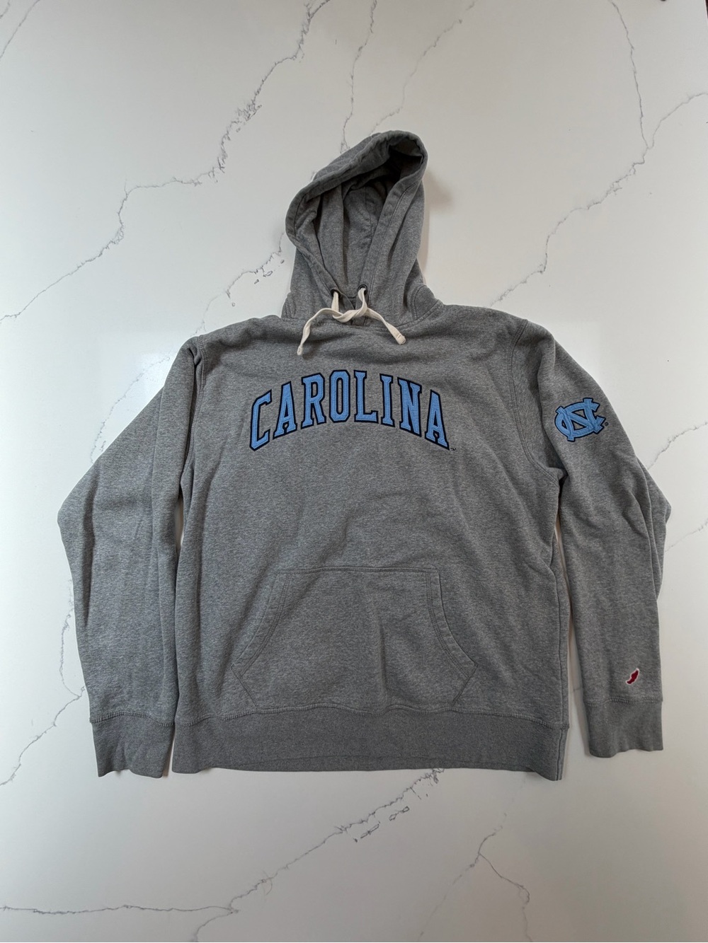 UNC Carolina Tar Heels Hoodie Men’s XL Gray Embroidered League Pullover